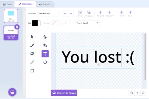 Make a Flappy Bird in Scratch
