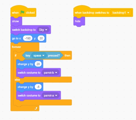 Make a Flappy Bird in Scratch