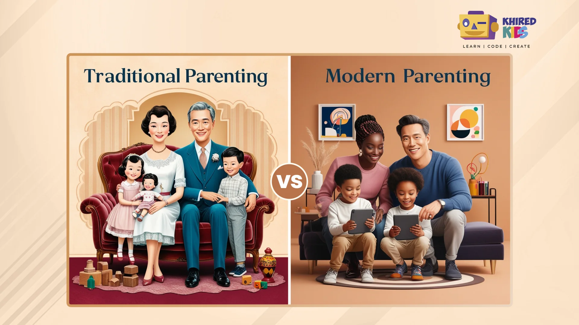 Traditional Parenting vs Modern Parenting